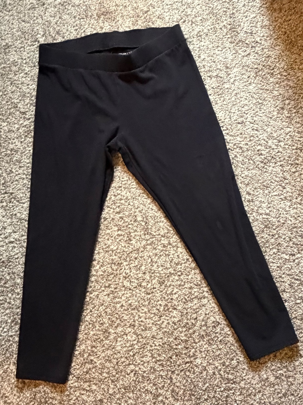 Simply Vera Vera Wang Black Stretch Leggings